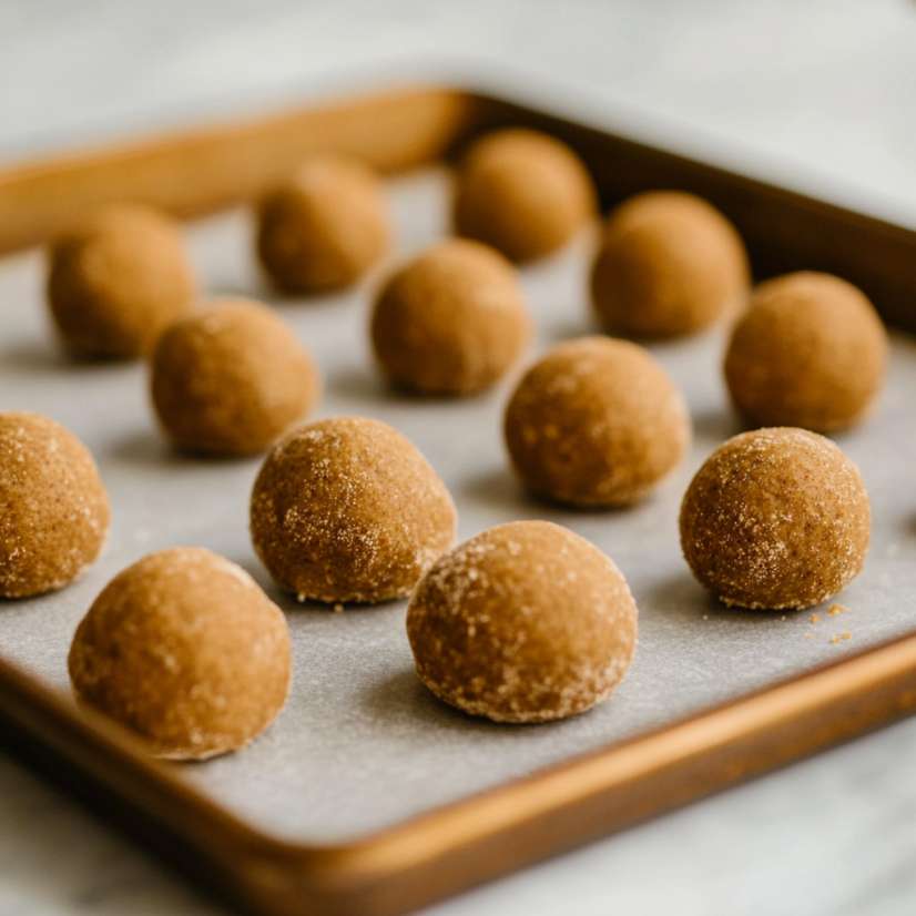 Roll and Bake Gingerbread Dough balls 