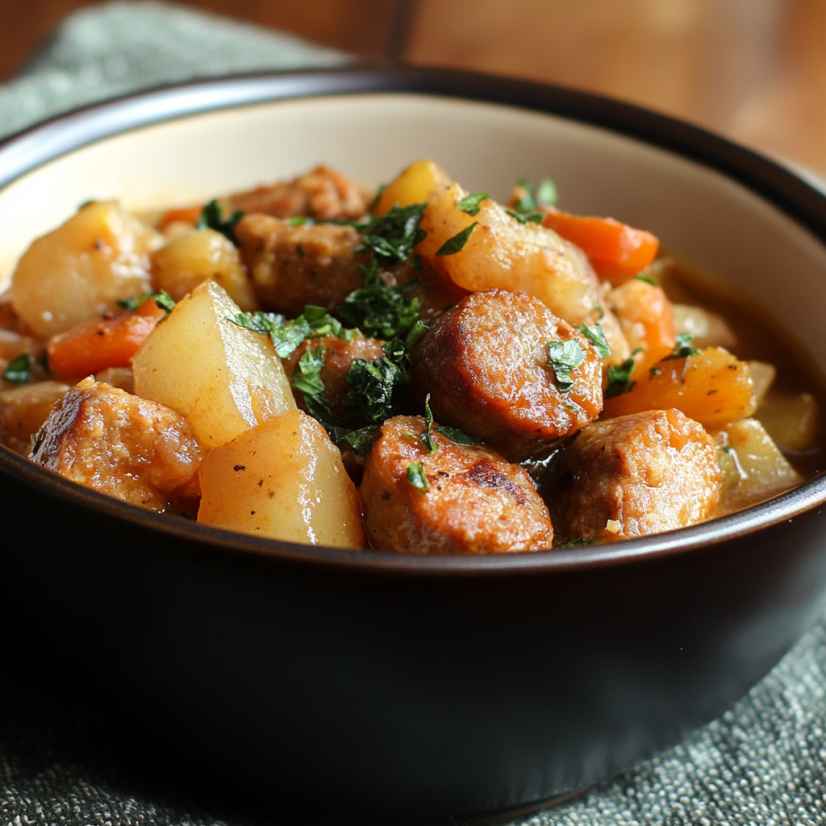 Sausage and Cider Stew Recipe