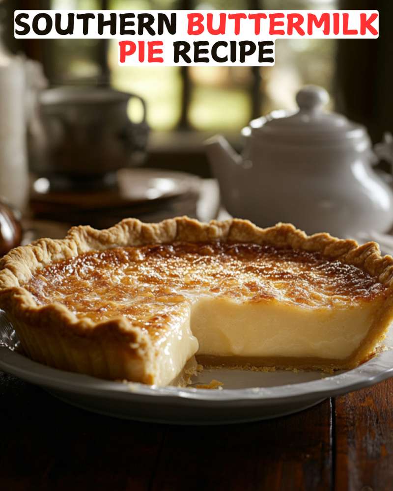 Southern Buttermilk Pie Recipe