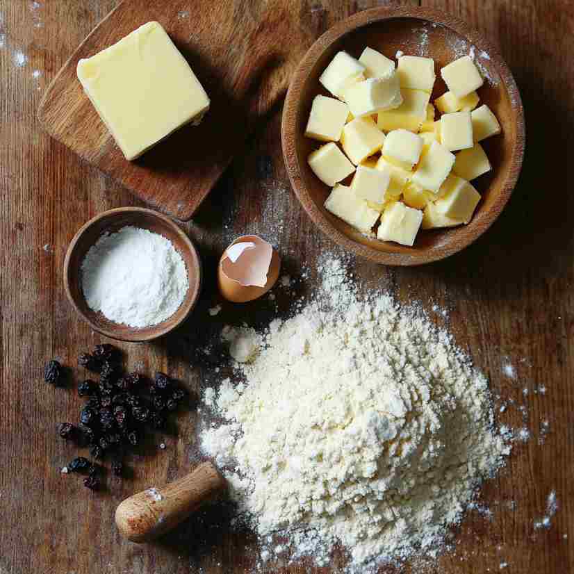 Traditional Welsh Cakes ingredients