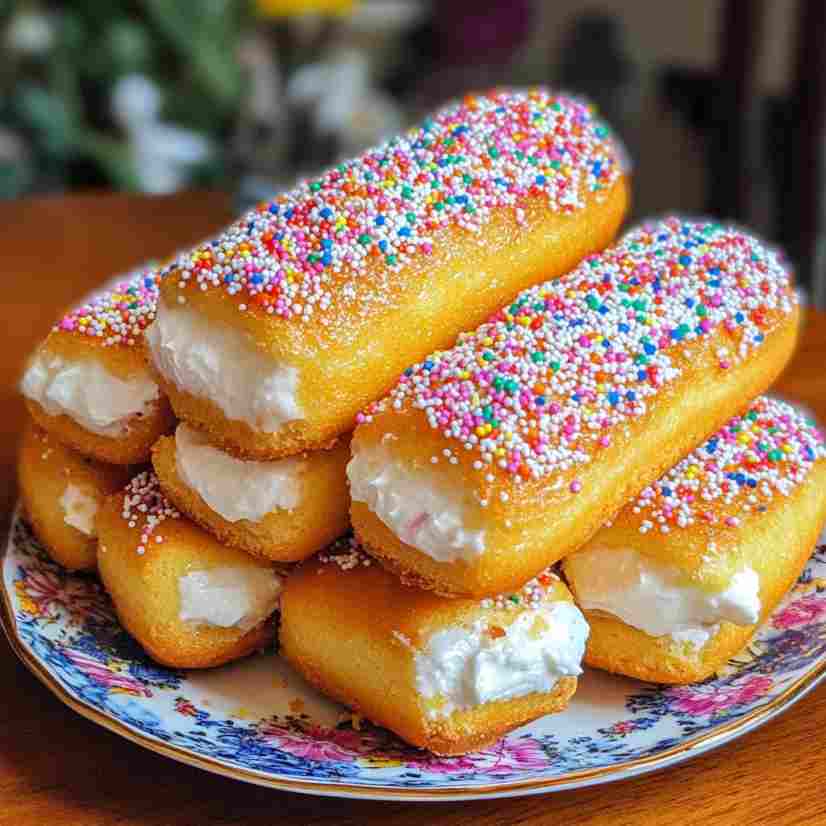 Twinkies with sprinkles 