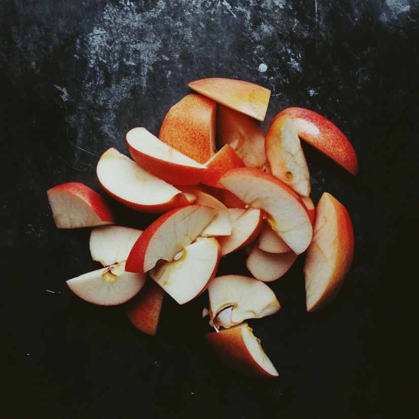 apples sliced