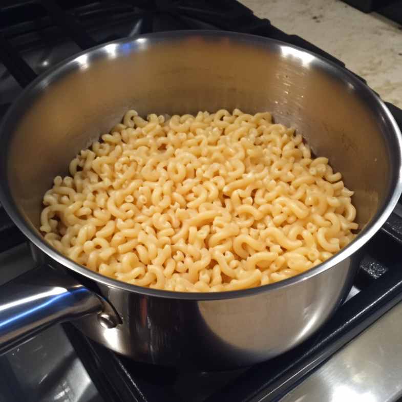 elbow macaroni or pasta of choice