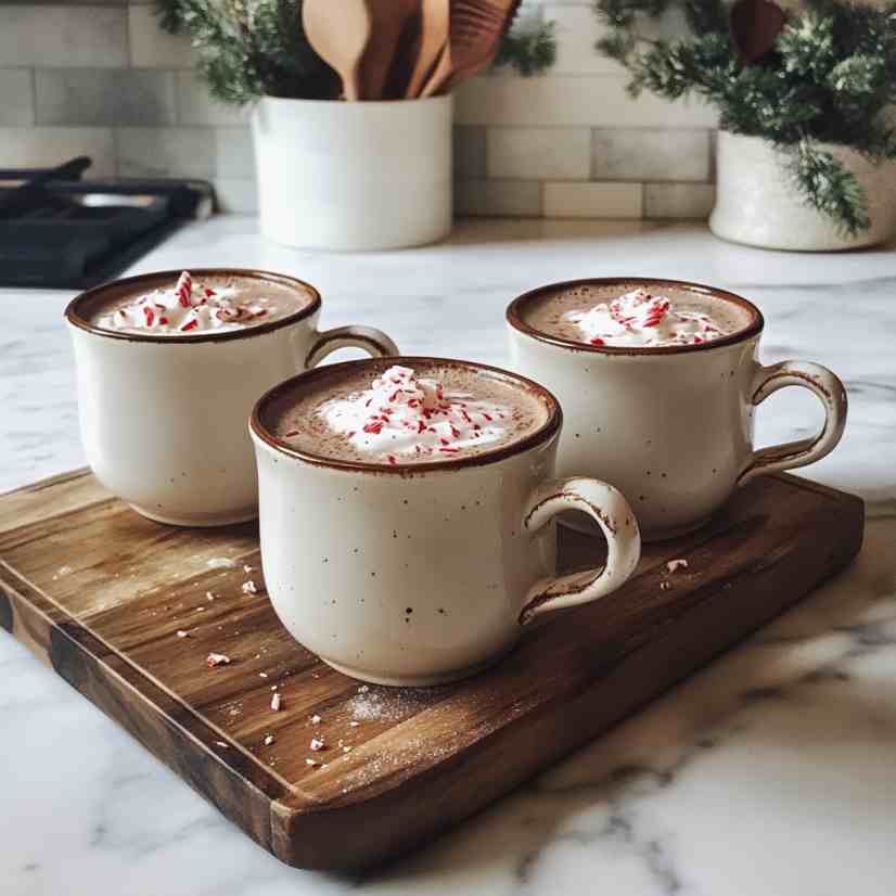 homemade Peppermint Hot Chocolate