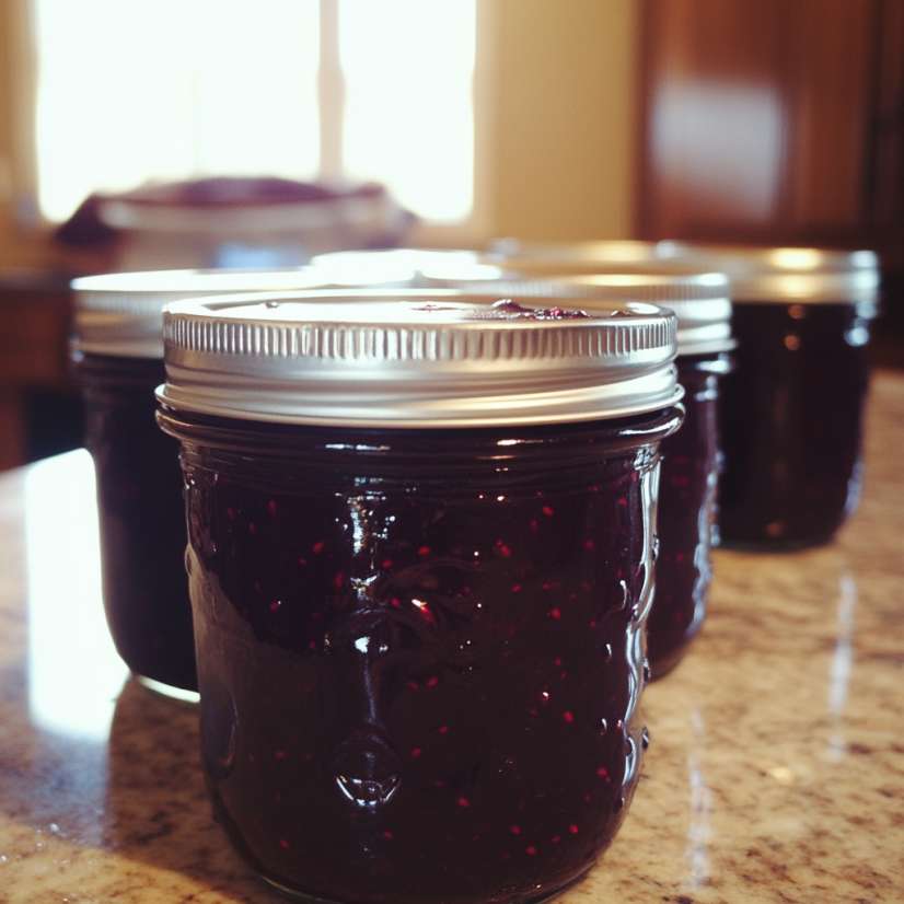 homemade blackberry jam